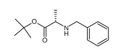 N-benzyl-L-alanine tert-butyl ester结构式