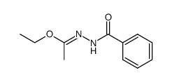 ethylN-benzoylacetohydrazonate结构式