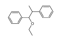 1,2-diphenyl-1-hydroxypropyl ethyl ether结构式