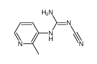 N''-cyano-N-(2-methyl-3-pyridinyl)guanidine Structure