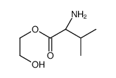 2-hydroxyethyl (2S)-2-amino-3-methylbutanoate结构式