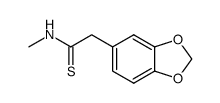 benzo[1,3]dioxol-5-yl-thioacetic acid methylamide Structure