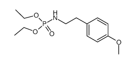 diethyl (4-methoxyphenethyl)phosphoramidate结构式