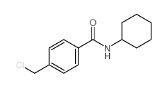 4-Chloromethyl-N-cyclohexylbenzamide Structure