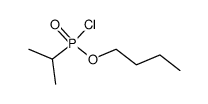 butyl isopropylphosphonochloridate Structure