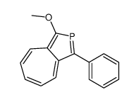 3-methoxy-1-phenylcyclohepta[c]phosphole Structure