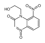 N-(2,6-dinitrophenyl)-N-(2-hydroxyethyl)acetamide Structure