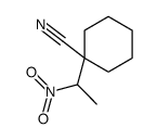 1-(1-nitroethyl)cyclohexane-1-carbonitrile结构式