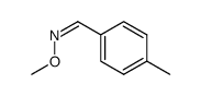 4-methyl-benzaldehyde O-methyl-cis-oxime Structure