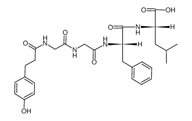 des-NH2-(Leu)enkephalin结构式