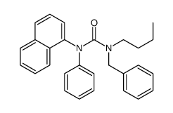 1-benzyl-1-butyl-3-naphthalen-1-yl-3-phenylurea Structure