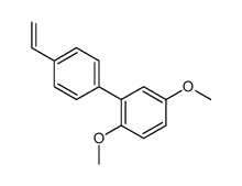 2-(4-ethenylphenyl)-1,4-dimethoxybenzene Structure