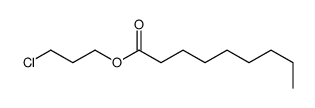 3-chloropropyl nonanoate结构式