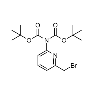 N-[6-(溴甲基)-2-吡啶基]-N-叔丁氧羰基氨基甲酸叔丁酯图片