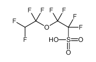 1,1,2,2-tetrafluoro-2-(1,1,2,2-tetrafluoroethoxy)ethanesulfonic acid结构式