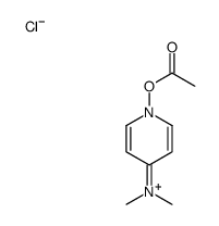 [4-(dimethylamino)pyridin-1-ium-1-yl] acetate,chloride结构式