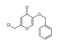 5-benzyloxy-2-(chloromethyl)-4H-pyran-4-one structure