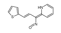 2-(1-nitroso-3-thiophen-2-ylprop-2-enylidene)-1H-pyridine结构式