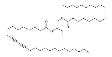 2-(10,12-Hexacosadiinoyl)-3-stearoylglyceriniodhydrin结构式