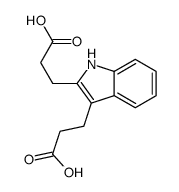 3-[2-(2-carboxyethyl)-1H-indol-3-yl]propanoic acid结构式