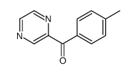 (4-methylphenyl)-pyrazin-2-ylmethanone结构式