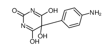 5-(4-aminophenyl)-5-hydroxy-1,3-diazinane-2,4,6-trione结构式