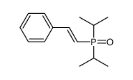 2-di(propan-2-yl)phosphorylethenylbenzene结构式