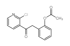 2-acetoxybenzyl 2-chloro-3-pyridyl ketone结构式