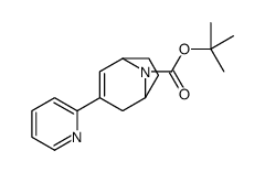 tert-butyl 3-pyridin-2-yl-8-azabicyclo[3.2.1]oct-3-ene-8-carboxylate结构式