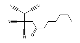 4-oxodecane-1,1,2,2-tetracarbonitrile结构式