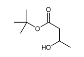 tert-Butyl 3-hydroxybutanoate Structure
