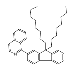 1-(9,9-dioctylfluoren-2-yl)isoquinoline Structure