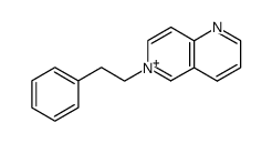 6-phenethyl-1,6-naphthyridin-6-ium结构式