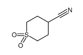 TETRAHYDRO-2H-THIOPYRAN-4-CARBONITRILE1,1-DIOXIDE Structure