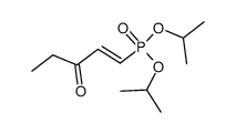3-Oxo-1-pentenylphosphonsaeure-diisopropylester结构式