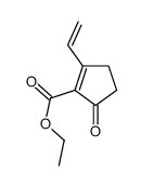 ethyl 2-ethenyl-5-oxocyclopentene-1-carboxylate Structure