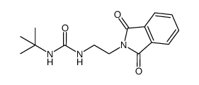 1-tert-butyl-3-(2-phthalimidoethyl)urea结构式