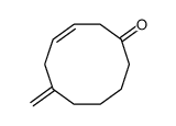 6-methylidenecyclodec-3-en-1-one Structure