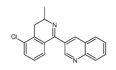 5-chloro-3-methyl-1-quinolin-3-yl-3,4-dihydroisoquinoline Structure