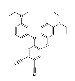 4,5-bis[3-(diethylamino)phenoxy]benzene-1,2-dicarbonitrile结构式
