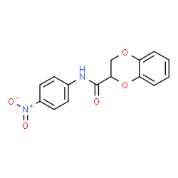 N-{4-nitrophenyl}-2,3-dihydro-1,4-benzodioxine-2-carboxamide Structure