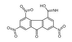 2,5,7-trinitro-9-oxofluorene-4-carboxamide Structure