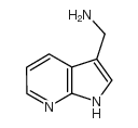 1H-吡咯并[2,3-b]吡啶-3-甲胺结构式