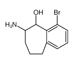 5H-Benzocyclohepten-5-ol, 6-amino-4-bromo-6,7,8,9-tetrahydro结构式