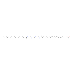 N,N'-[ethylenebis(iminoethylene)]bis(octadeca-9,12,15-trienamide) monoacetate结构式