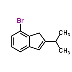 7-Bromo-2-isopropyl-1H-indene结构式