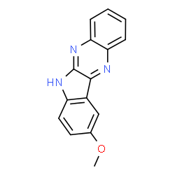 6H-indolo[2,3-b]quinoxalin-9-yl methyl ether结构式