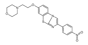 7-(2-MORPHOLIN-4-YL-ETHOXY)-2-(4-NITROPHENYL)IMIDAZO[2,1-B][1,3]-BENZOTHIAZOLE Structure