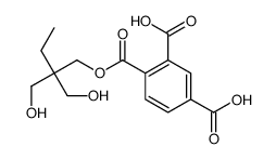 4-[2,2-bis(hydroxymethyl)butoxycarbonyl]benzene-1,3-dicarboxylic acid结构式