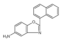 5-Benzoxazolamine, 2-(1-naphthalenyl) Structure